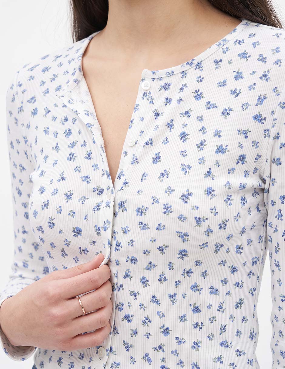 Suéter cuello redondo para mujer 2