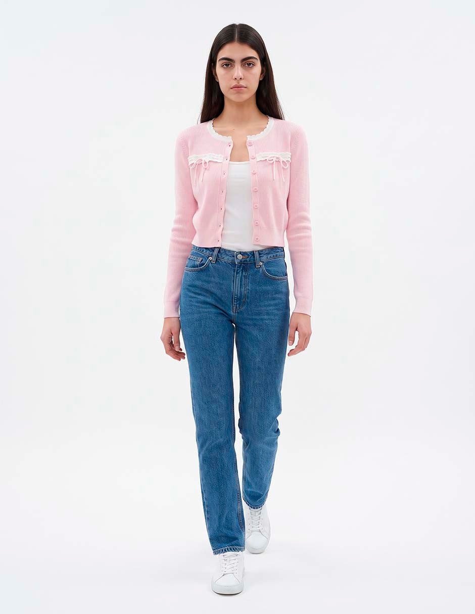 Suéter cuello redondo para mujer Suéter cuello redondo para mujer