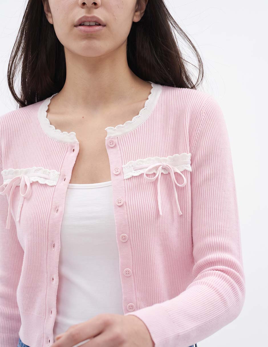 Suéter cuello redondo para mujer 2