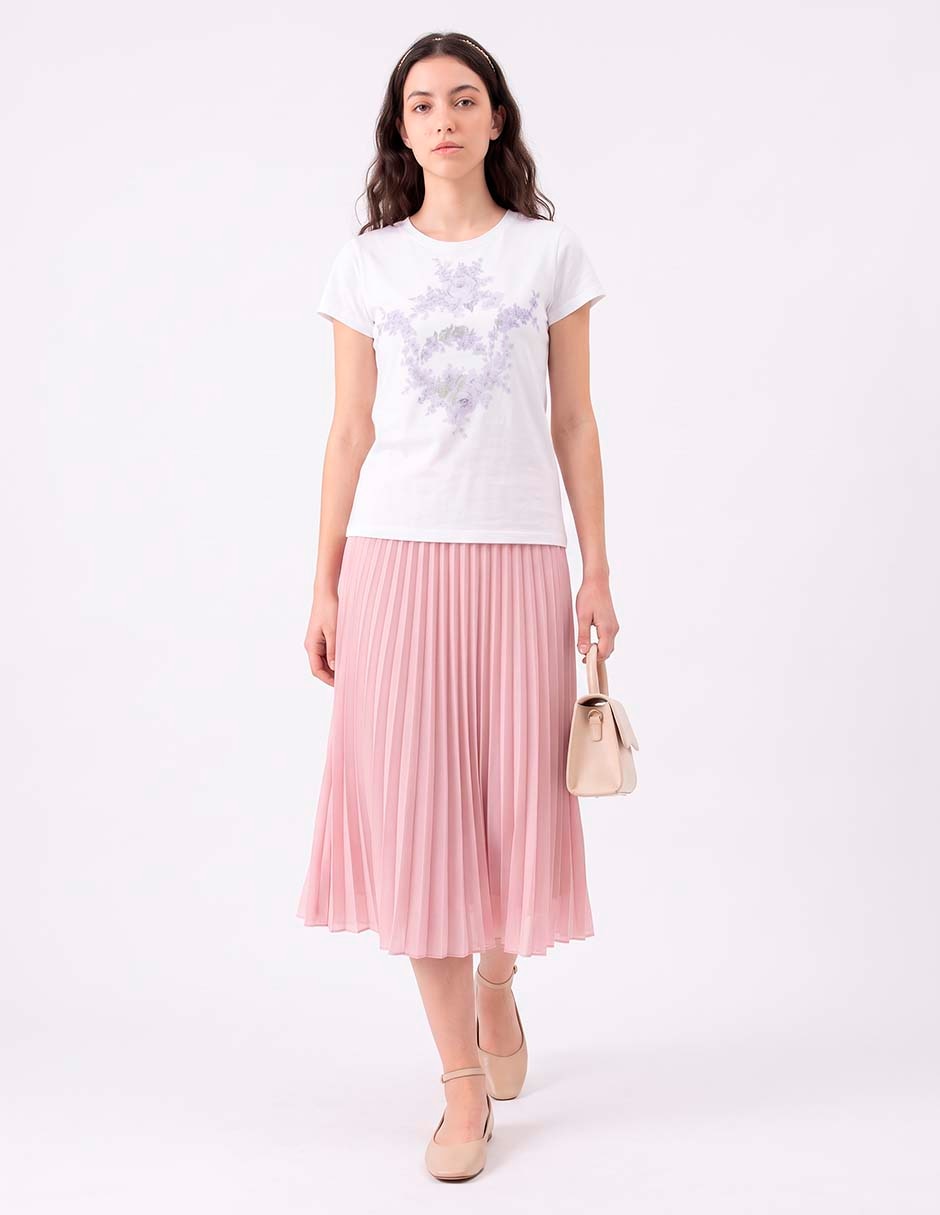 Playera cuello redondo para mujer 3