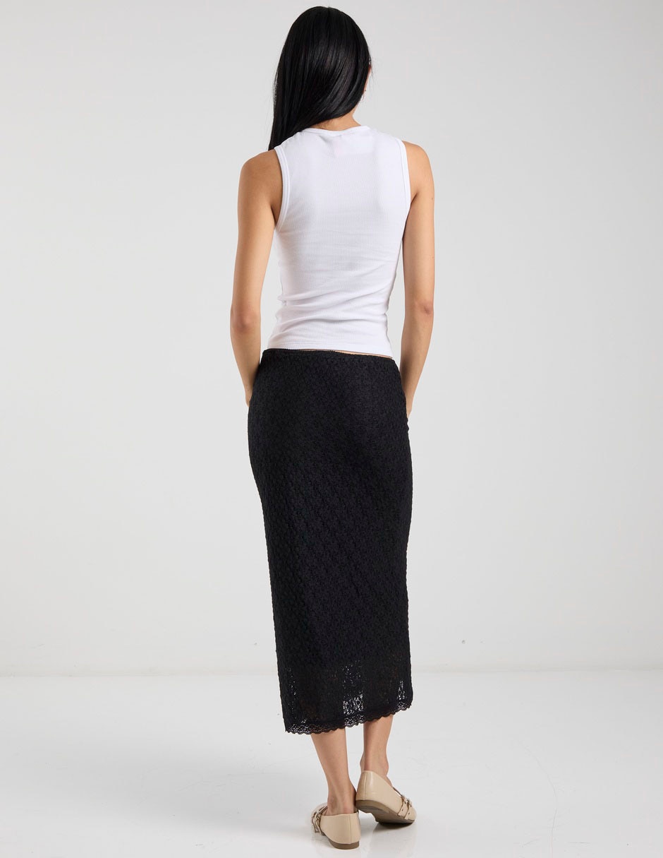 Falda crop a la cintura 2