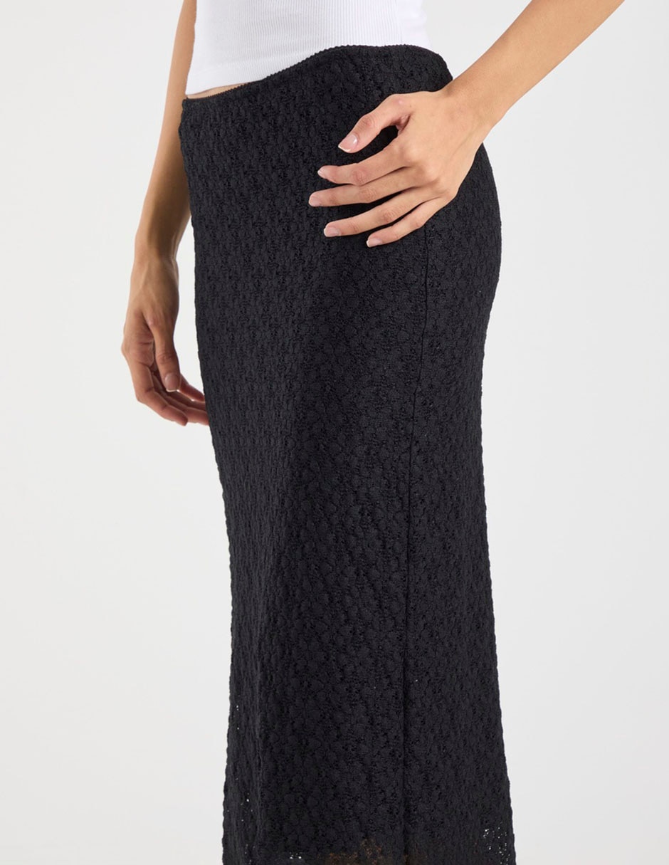 Falda crop a la cintura 3