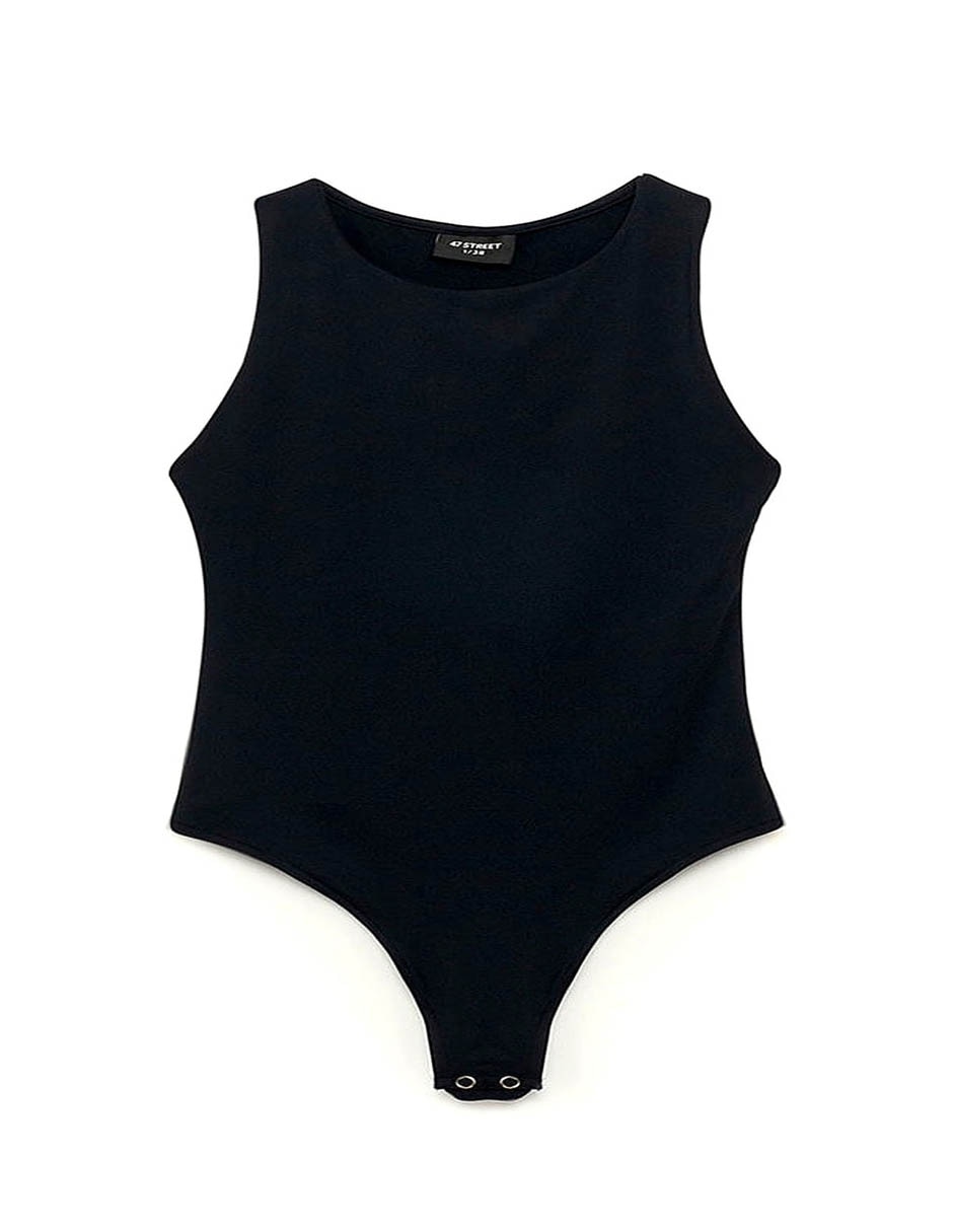 Body Cuello Redondo Escote Con Cuello Para Mujer 5