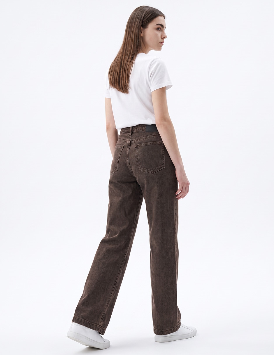 Jeans straight para mujer 2