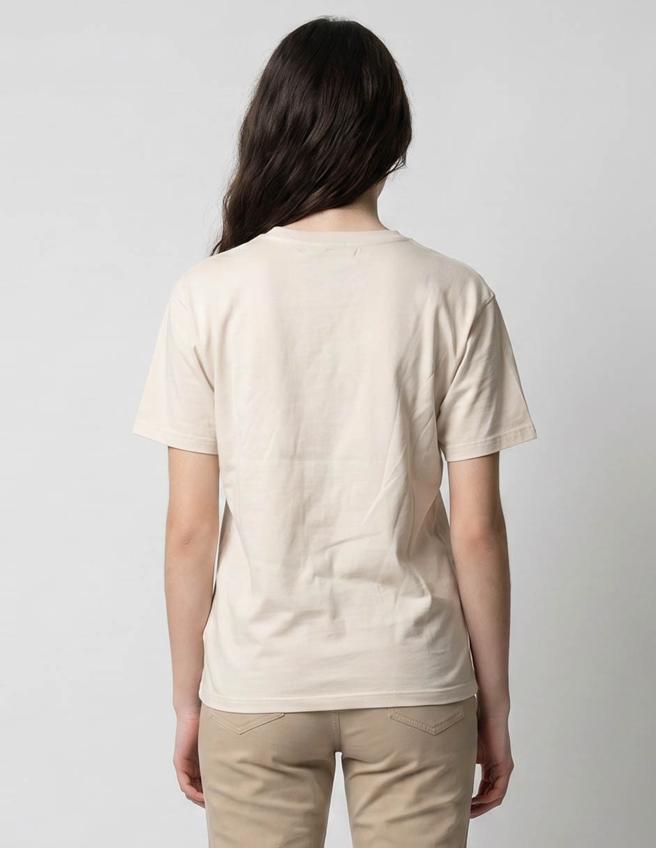 Playera manga corta Damas cuello redondo para mujer 2