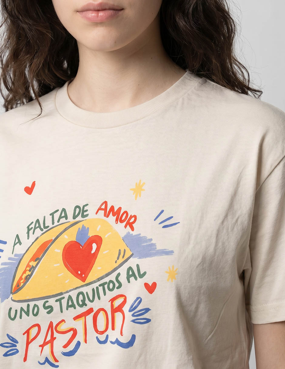 Playera manga corta Damas cuello redondo para mujer 3