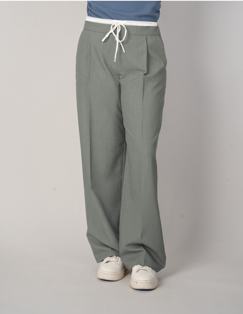 Pantalón regular regular para mujer