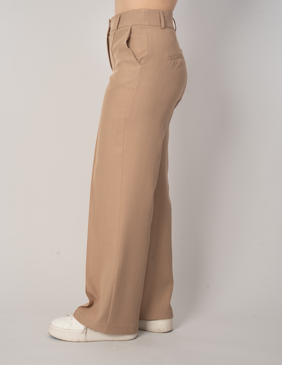 Pantalón regular regular para mujer 2