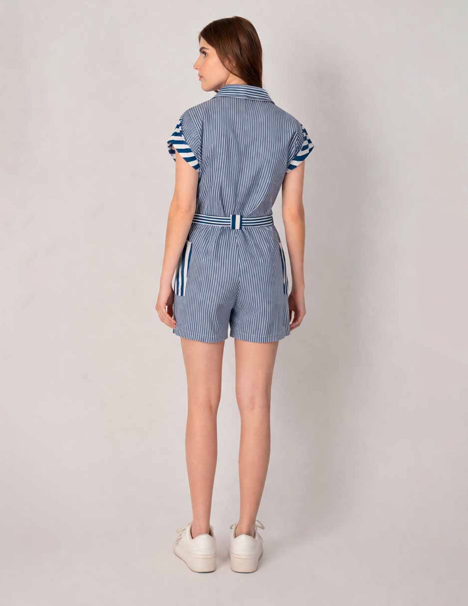 Jumpsuit Salsa casual estampado a rayas para mujer