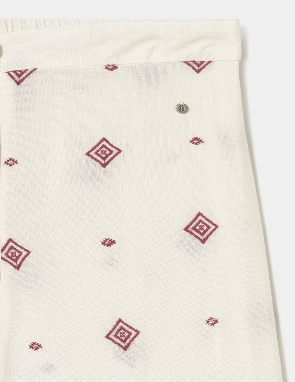 Pantalón regular regular para mujer 6