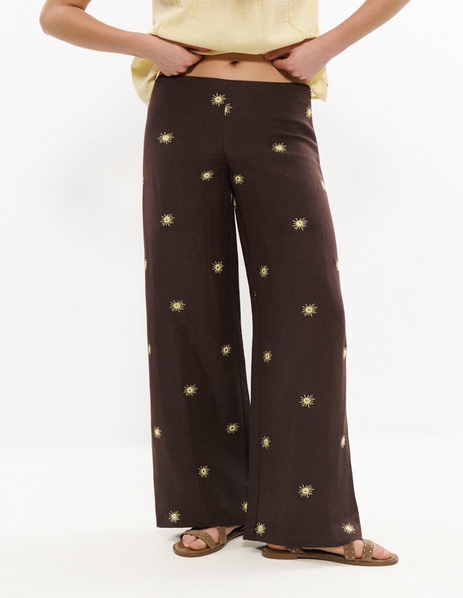 Pantalón regular regular para mujer