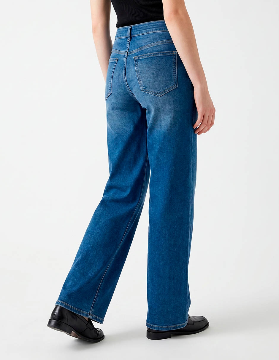 Jeans wide leg para mujer 2