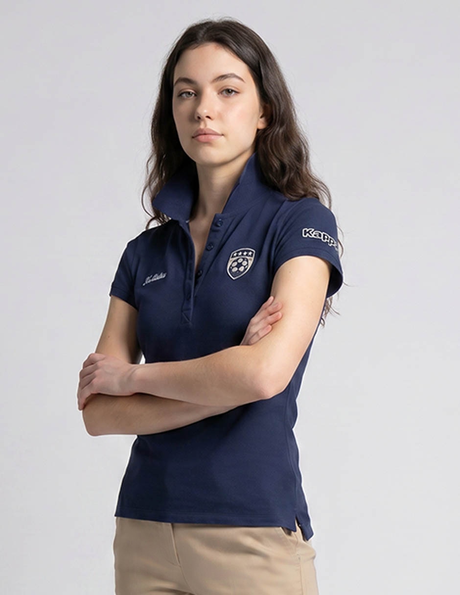 Playera tipo polo para mujer