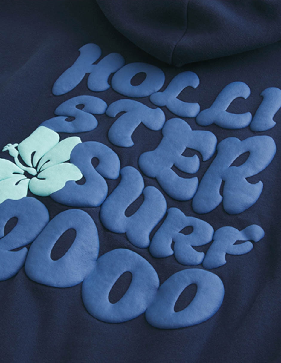Sudadera con capucha y bolsa Hollister para mujer