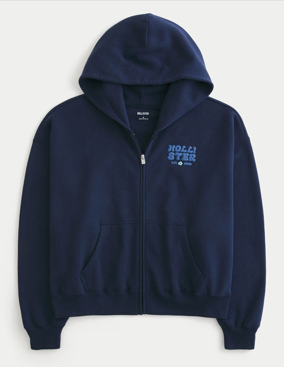 Sudadera con capucha y bolsa para mujer