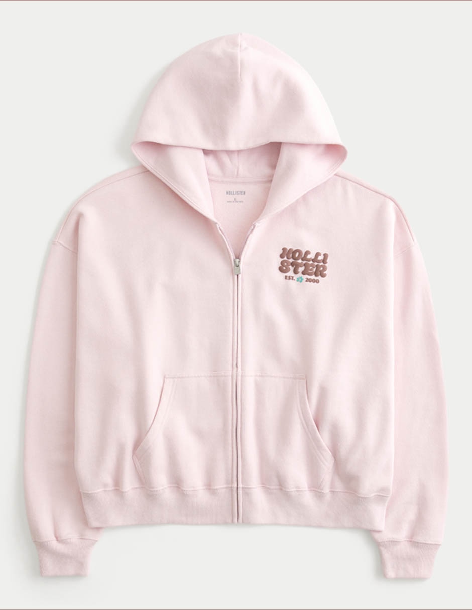 Sudadera con capucha y bolsa para mujer