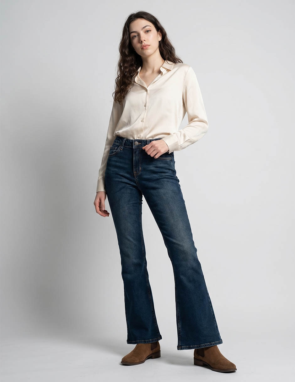 Jeans flare para mujer 6