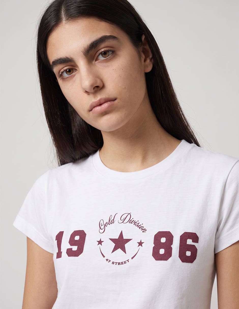 Playera manga al codo cuello redondo para mujer 2