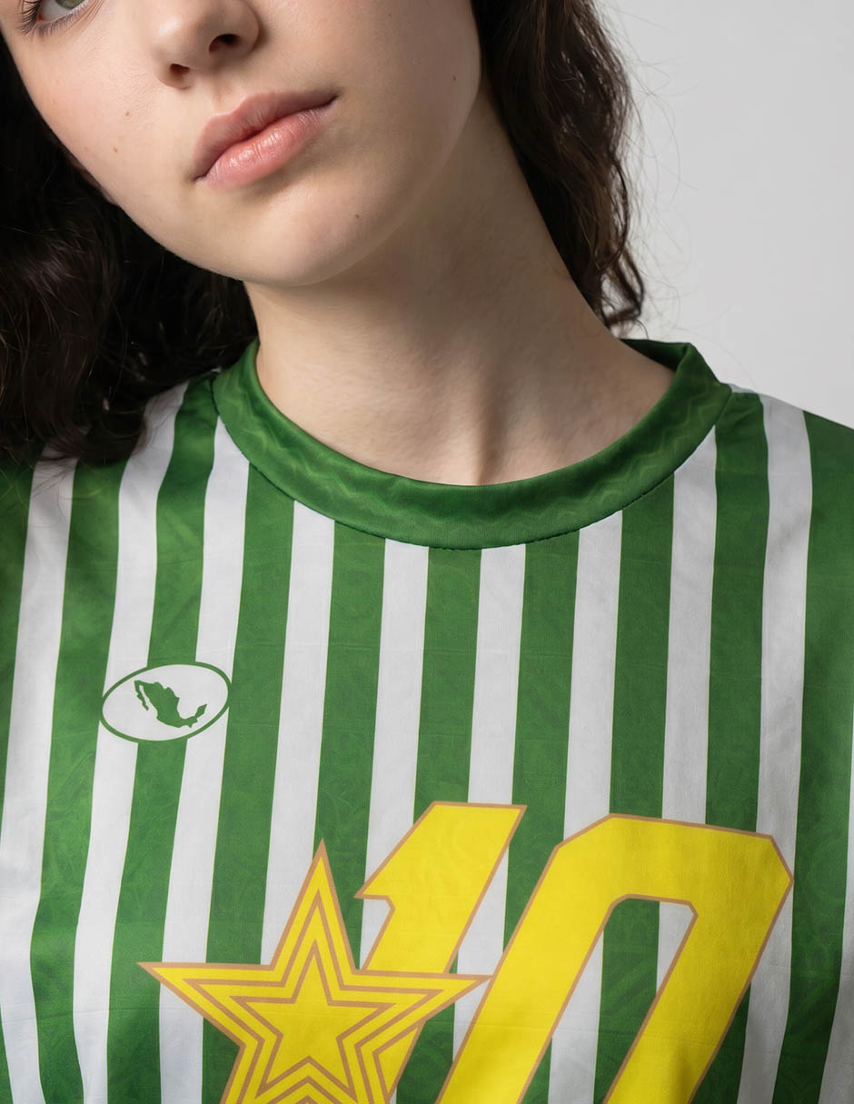 Playera manga corta ppaayyss cuello redondo para mujer