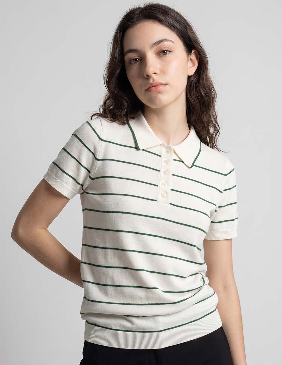 Blusa Manga Corta Para Mujer