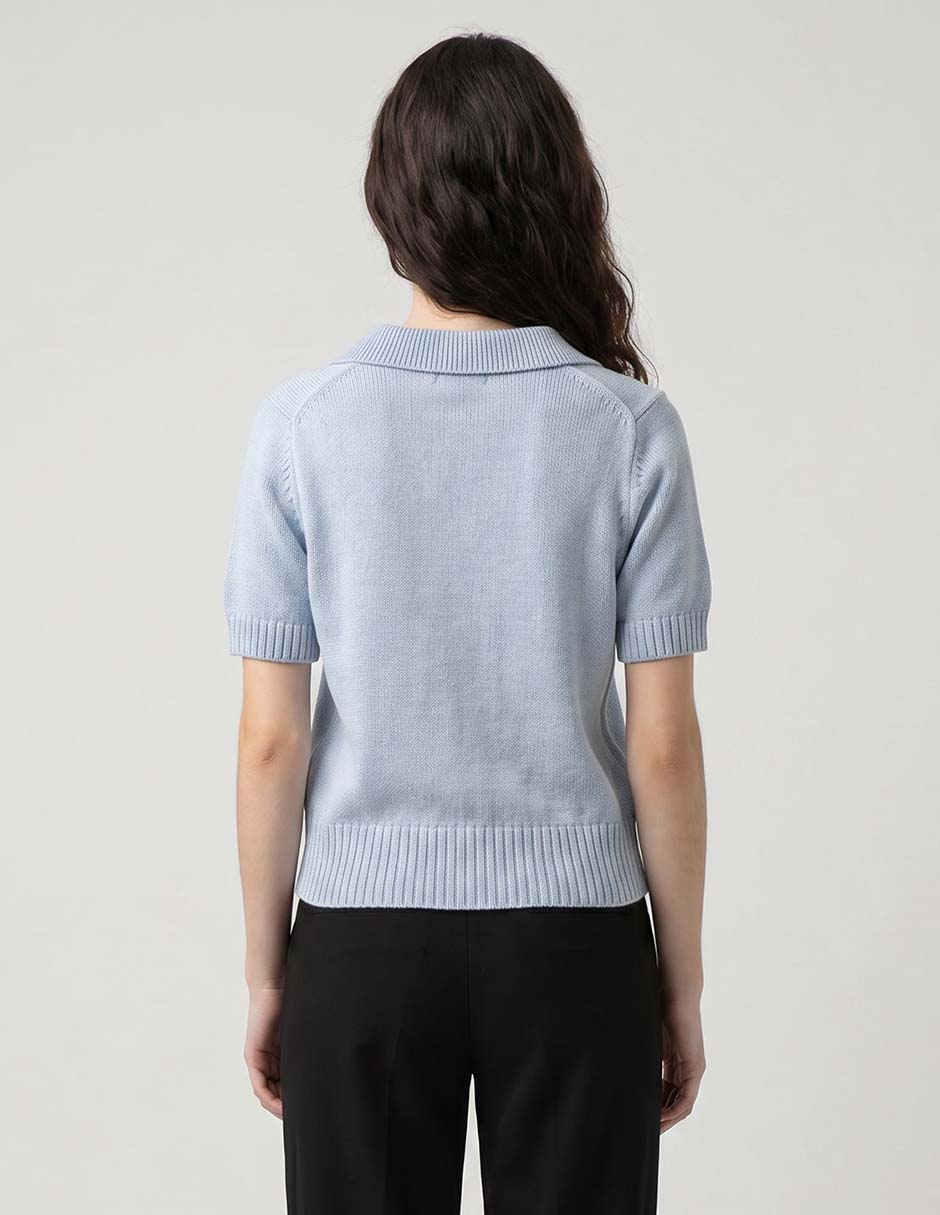 Blusa manga corta para mujer 3
