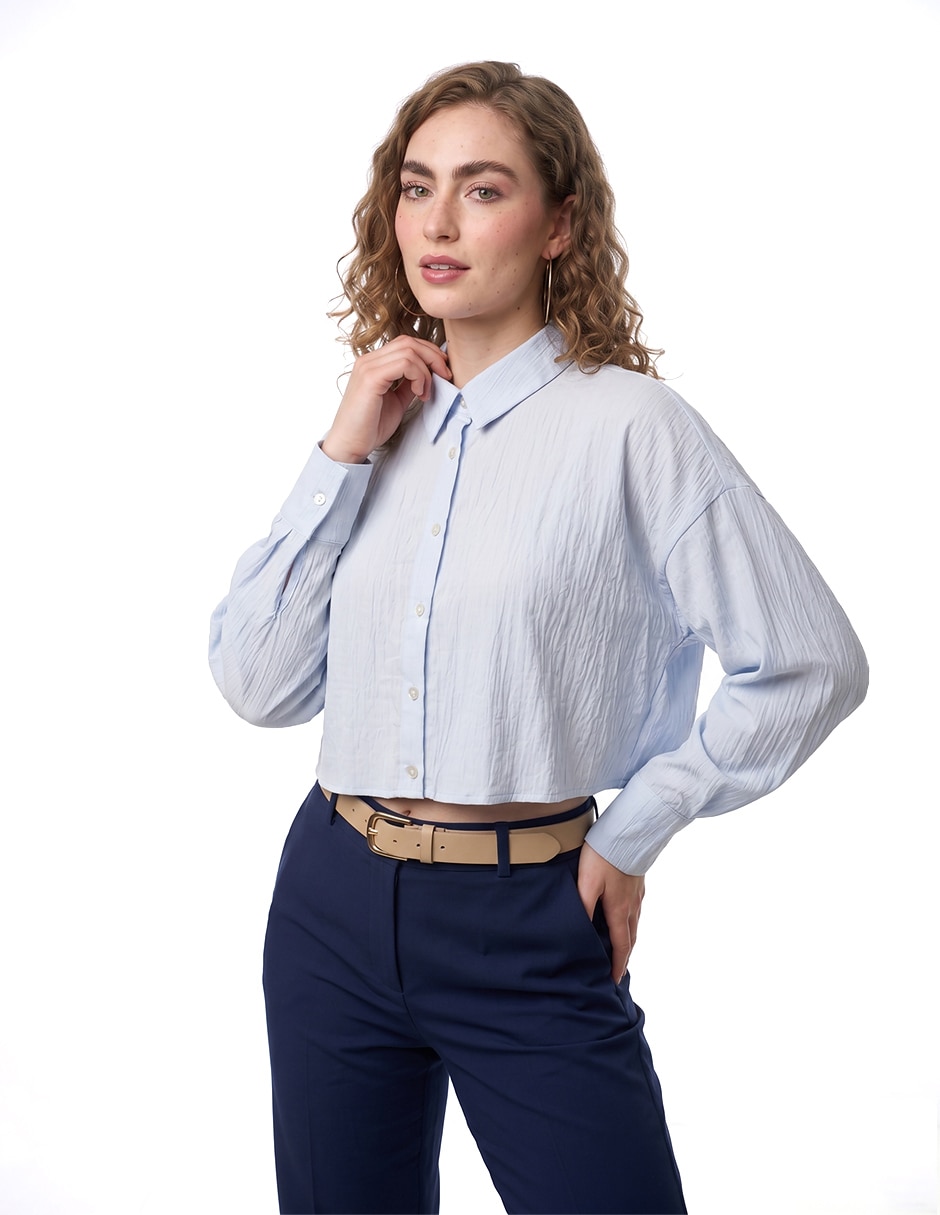 Blusa manga larga para mujer 4