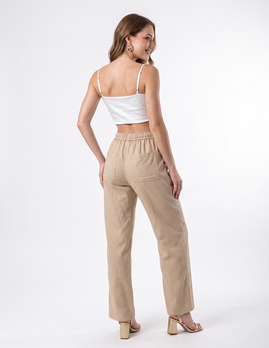 Pantalón regular para mujer 4