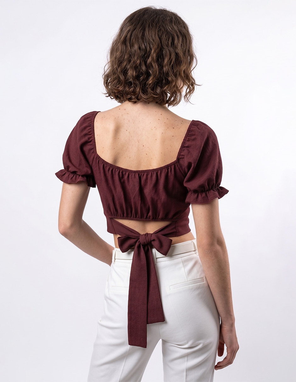 Blusa sin manga para mujer 4