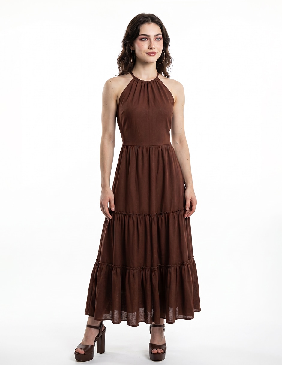 Vestido largo largo casual vestido para mujer Vestido largo largo casual vestido para mujer