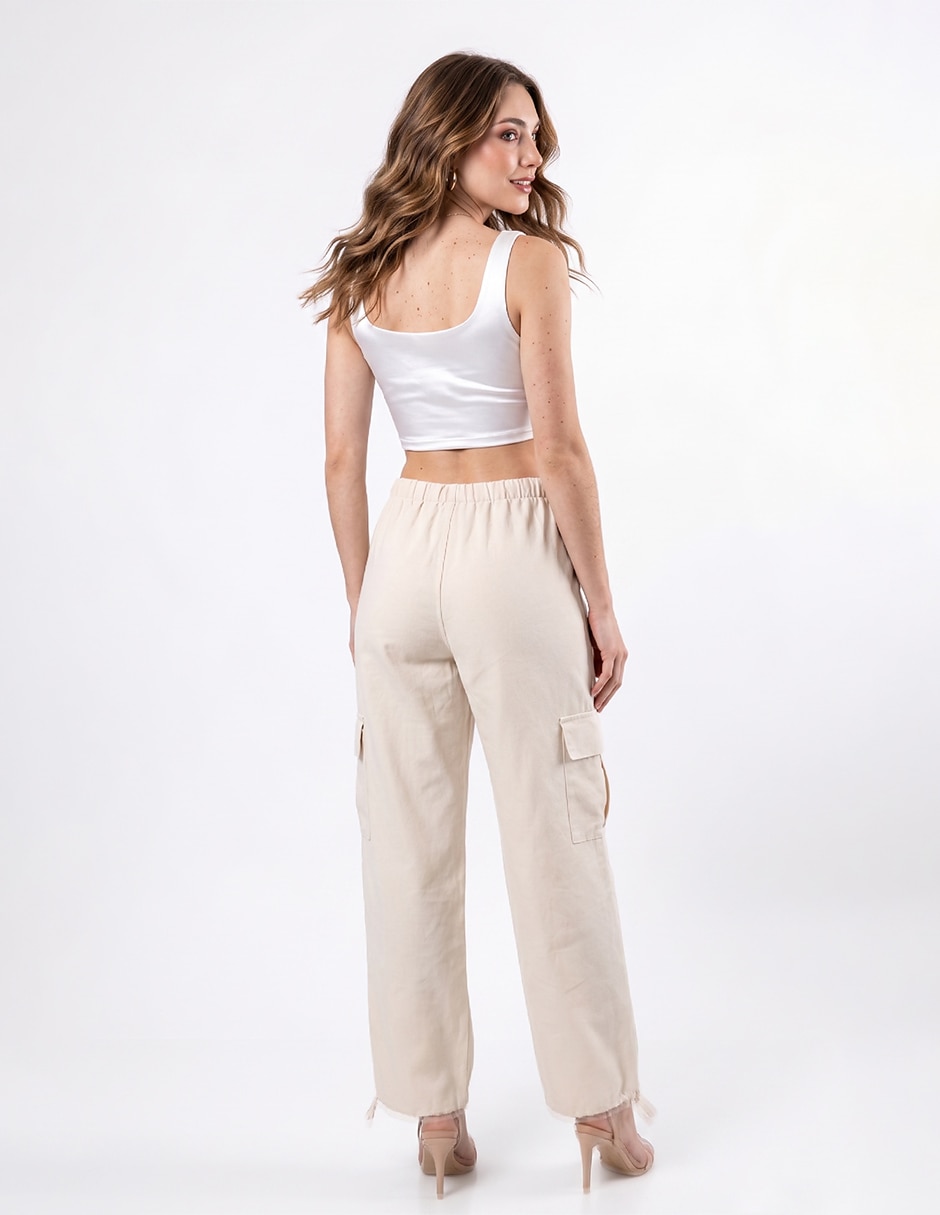 Pantalón regular para mujer 4