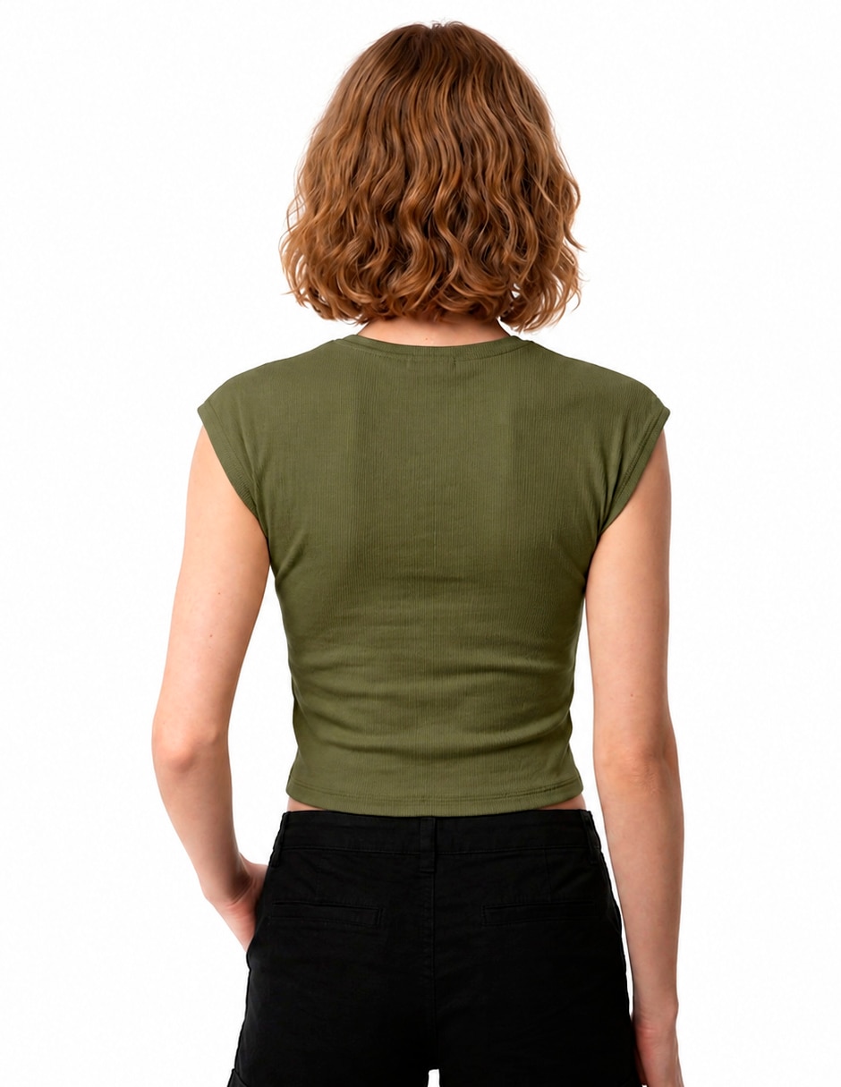 Blusa manga corta para mujer 2