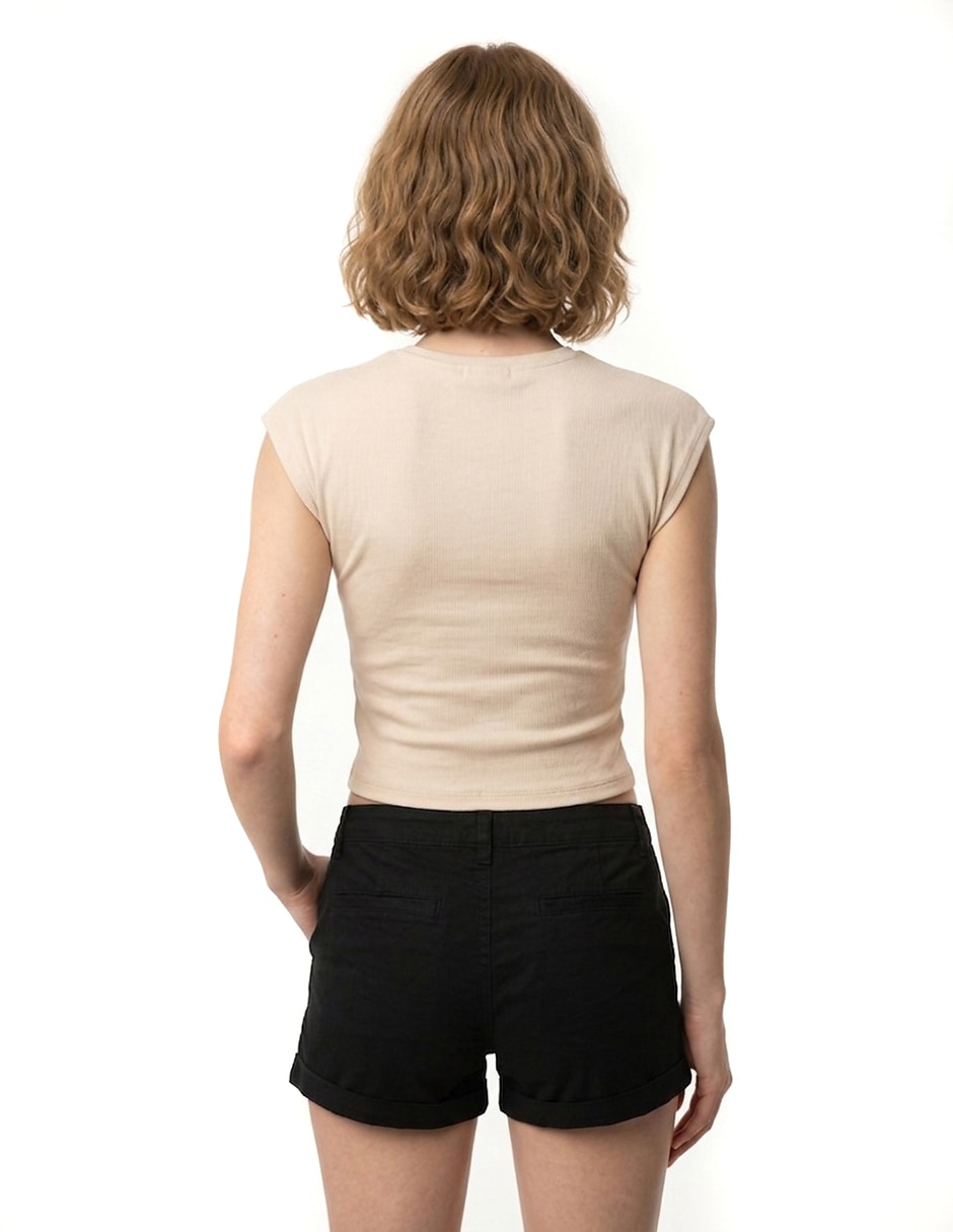 Blusa manga corta para mujer 2
