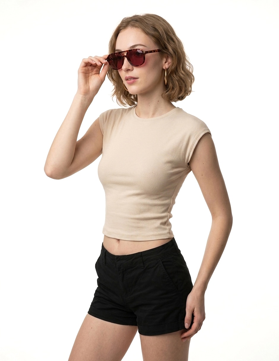 Blusa manga corta para mujer Blusa manga corta para mujer