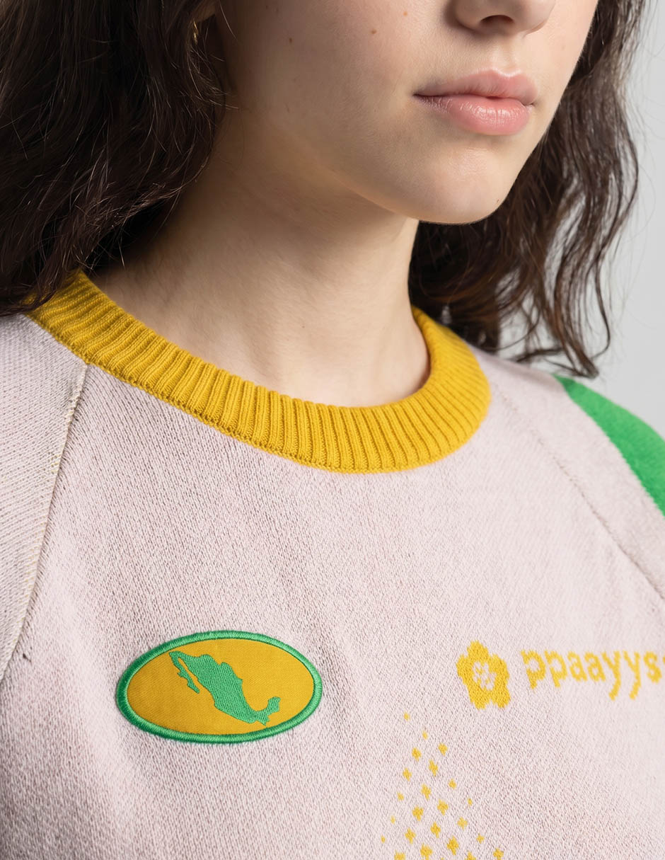 Playera manga corta ppaayyss cuello redondo para mujer