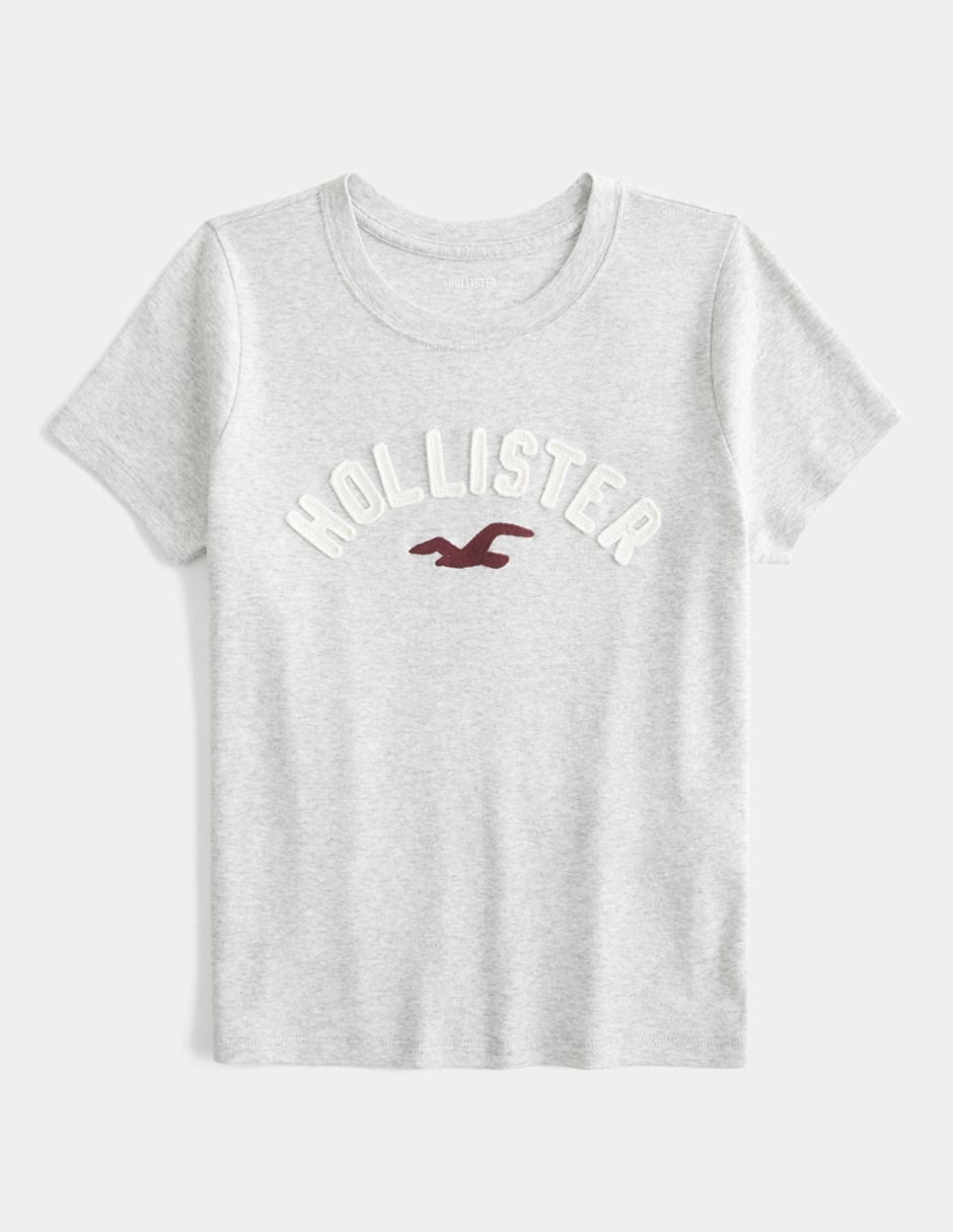 Playera manga corta cuello redondo para mujer