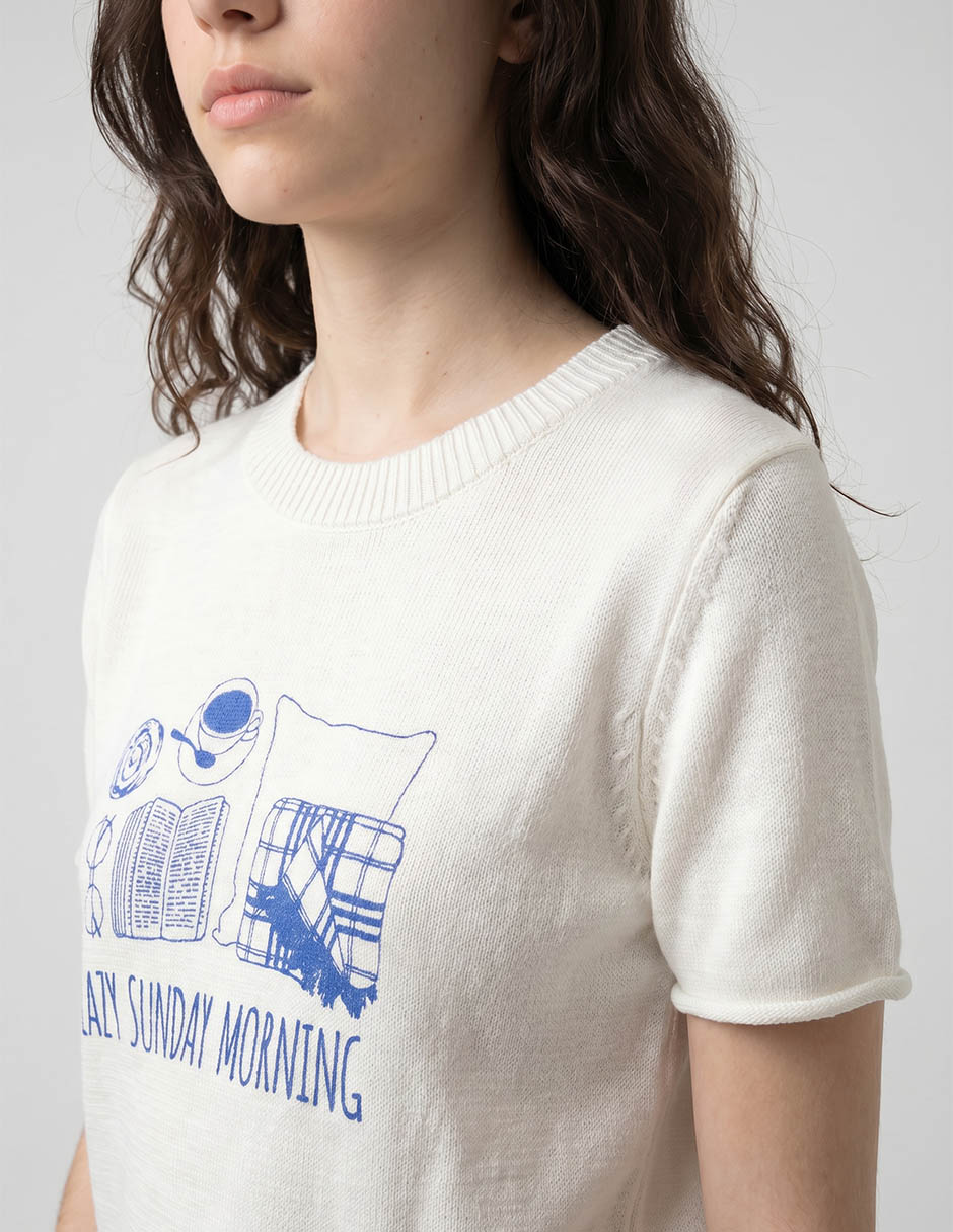 Blusa manga corta para mujer 3