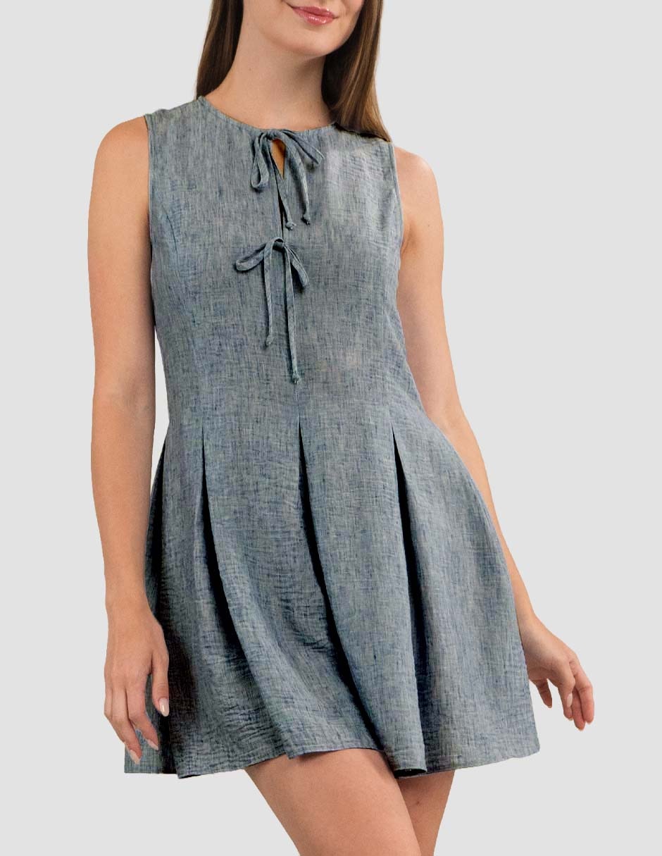 Vestido a la rodilla casual para mujer 2