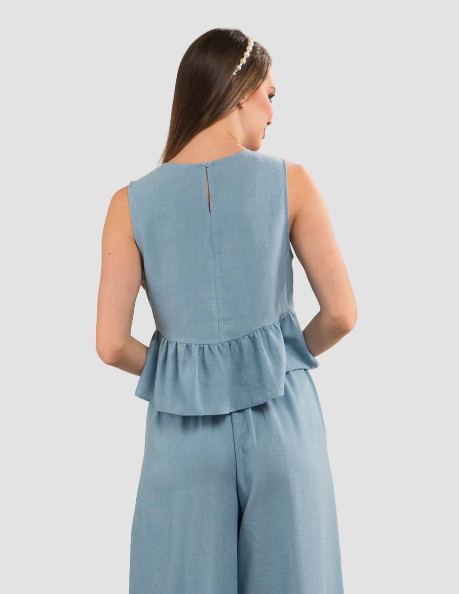 Blusa sin manga para mujer 3