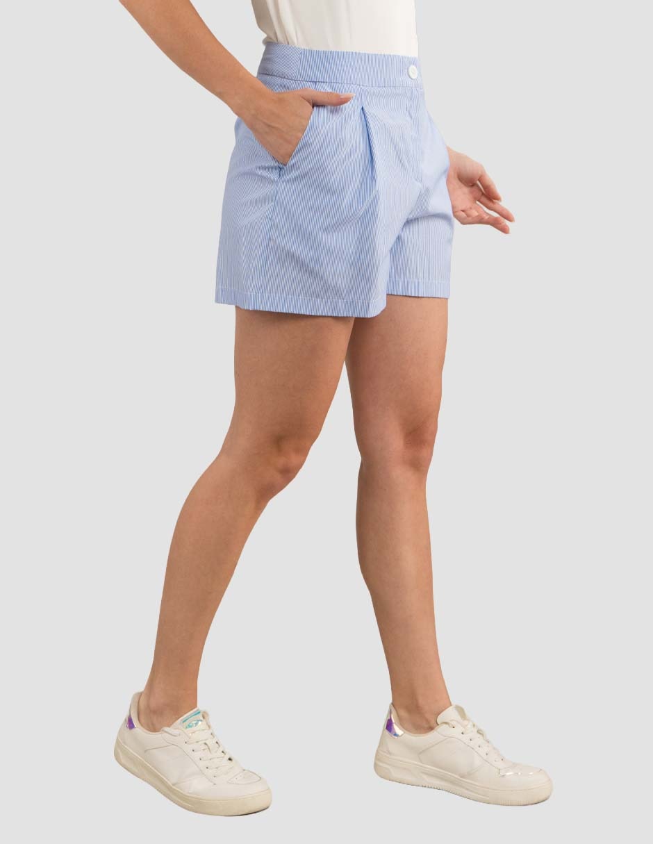 Short/Bermuda de Poliéster y algodón para mujer 4