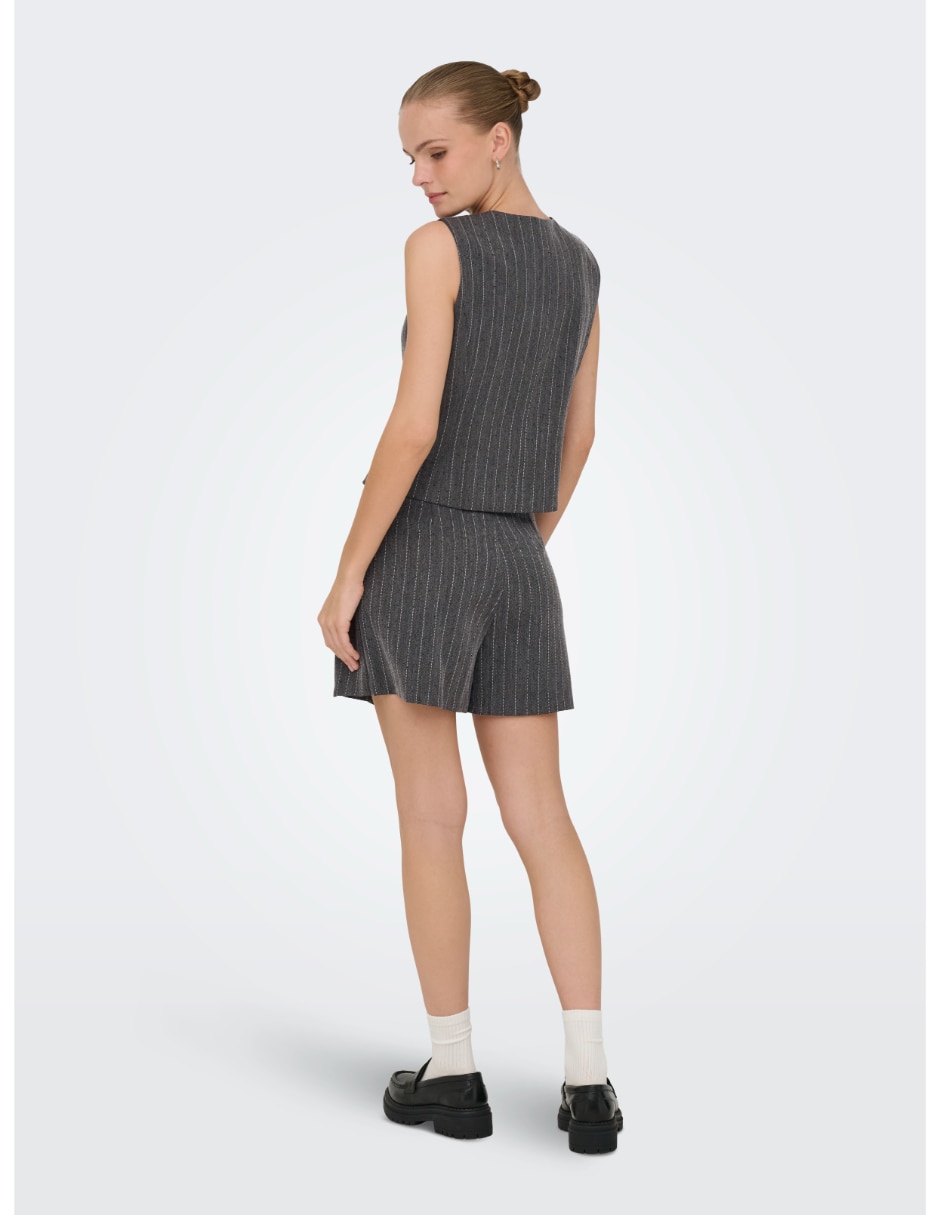 Falda/Falda short/Falda pantalón Corto de Mezcla de materiales a la (si aplica) Cintura alta 2