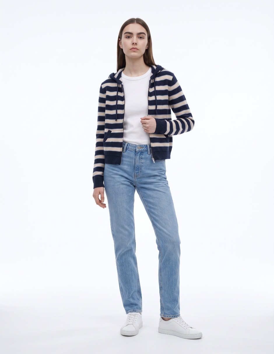 Suéter cuello redondo para mujer 3