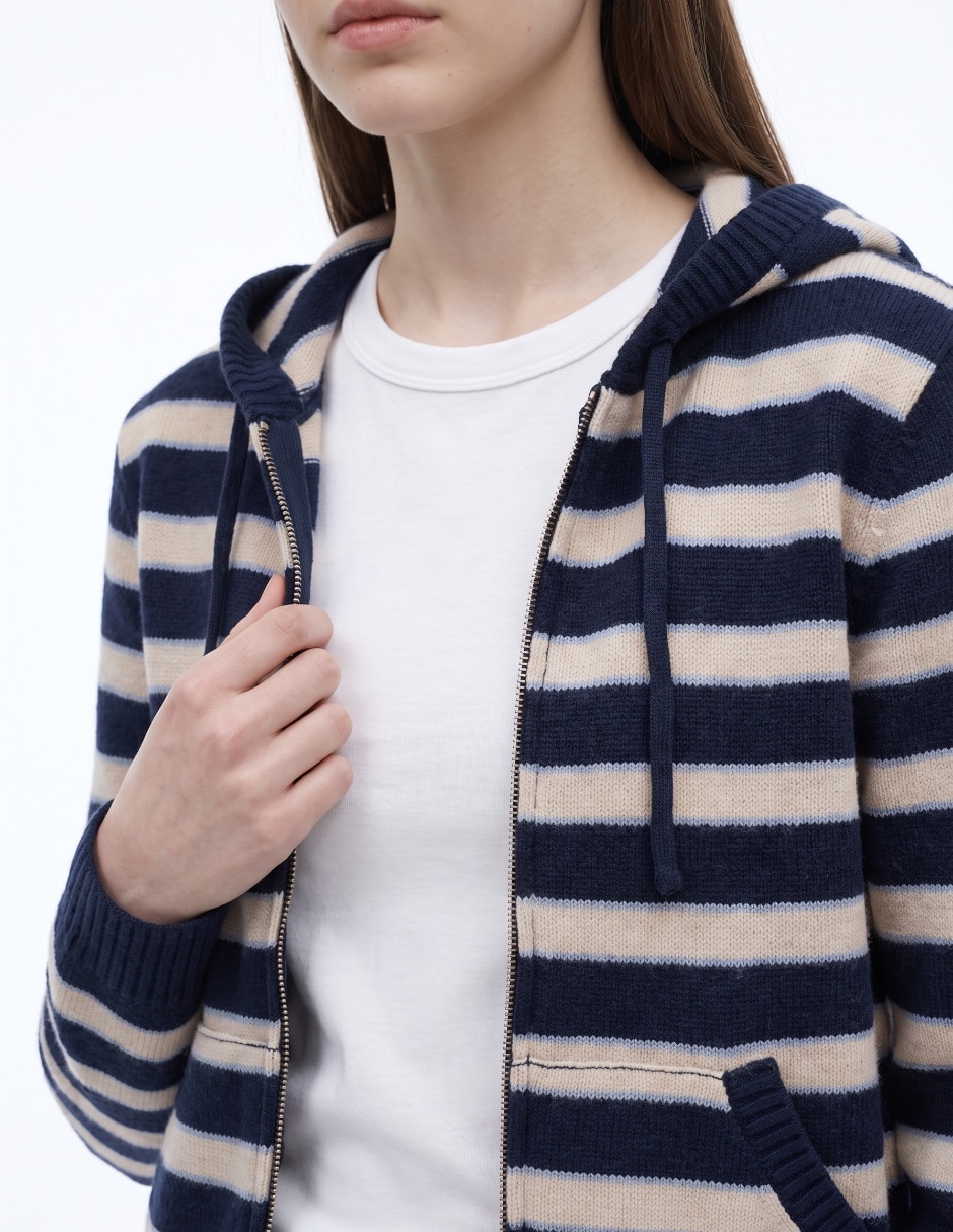 Suéter cuello redondo para mujer 4