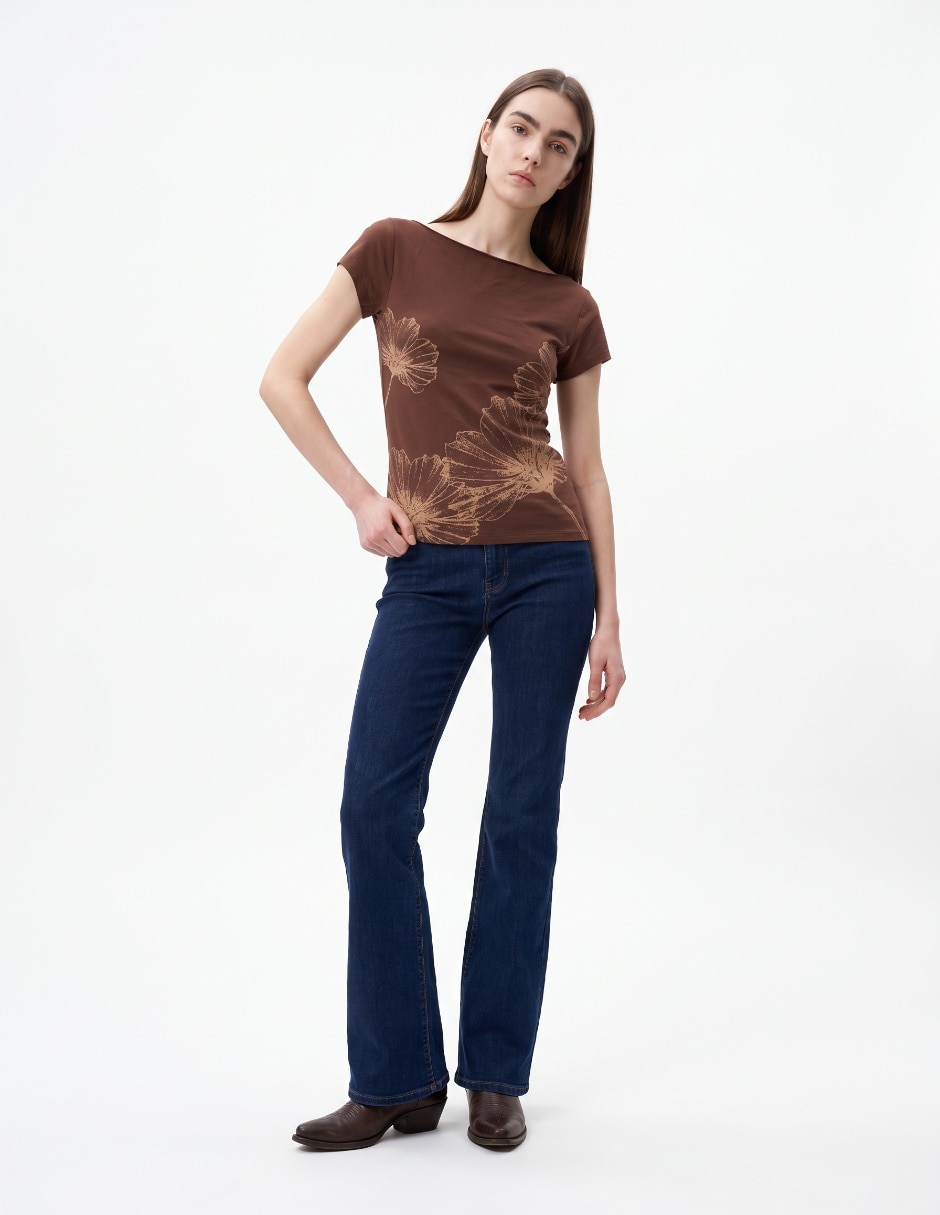 Playera sin mangas cuello redondo para mujer 3