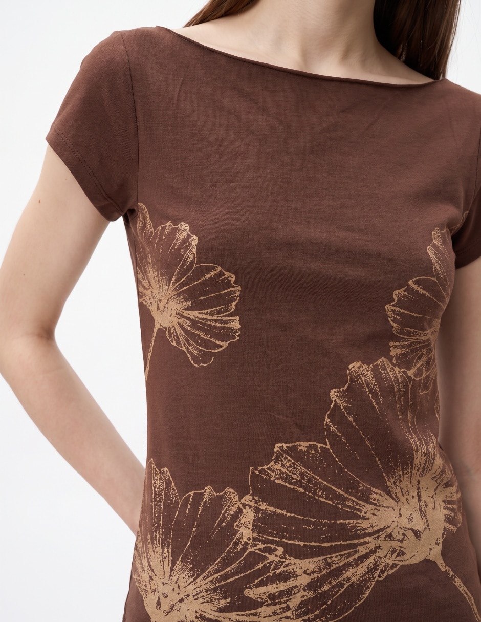 Playera sin mangas cuello redondo para mujer 4