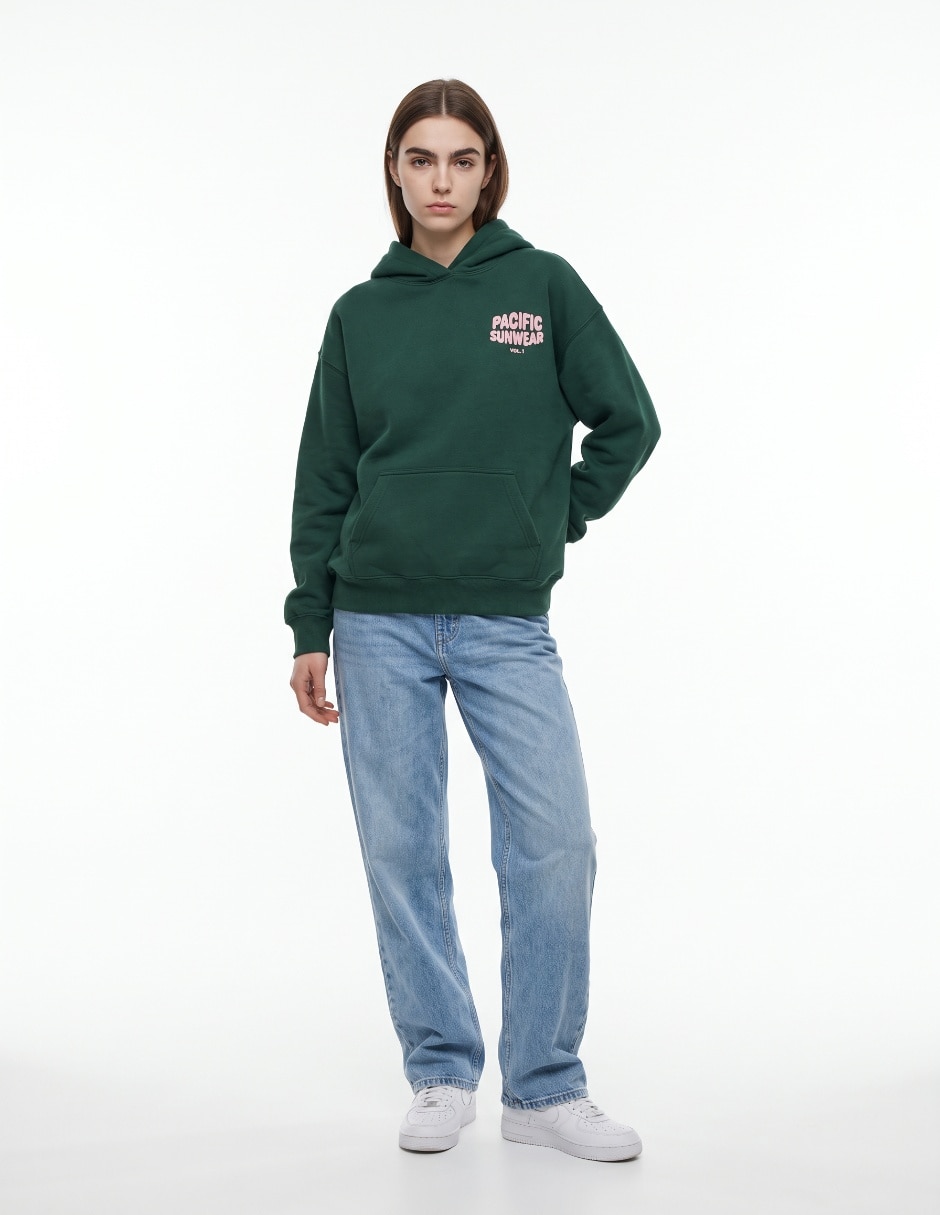 Sudadera con capucha y bolsa para mujer Sudadera con capucha y bolsa para mujer