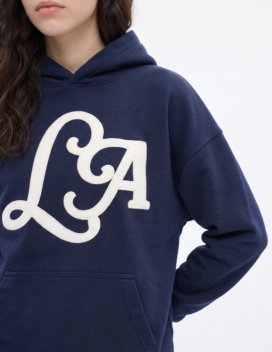Sudadera con capucha y bolsa para mujer 4