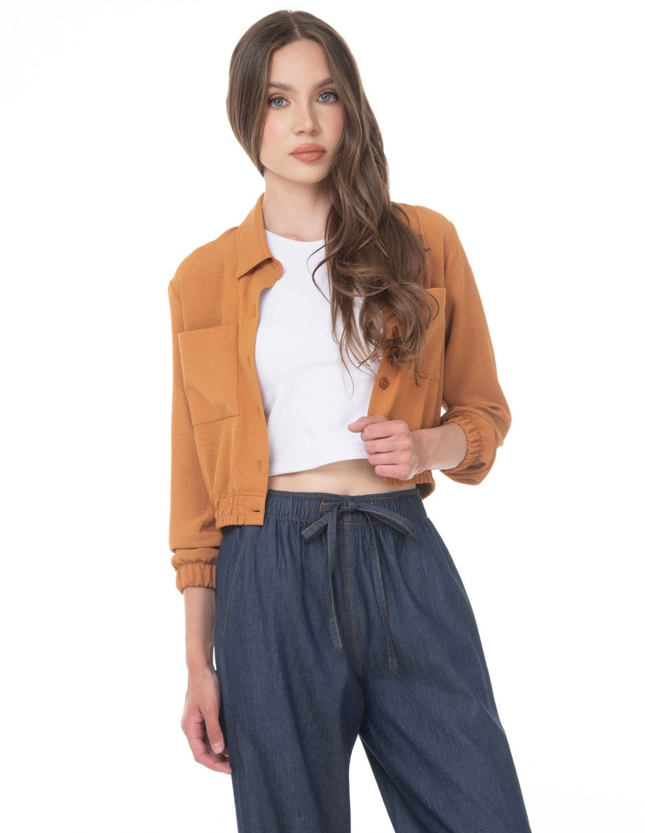 Chamarra bomber sarah bustani para mujer