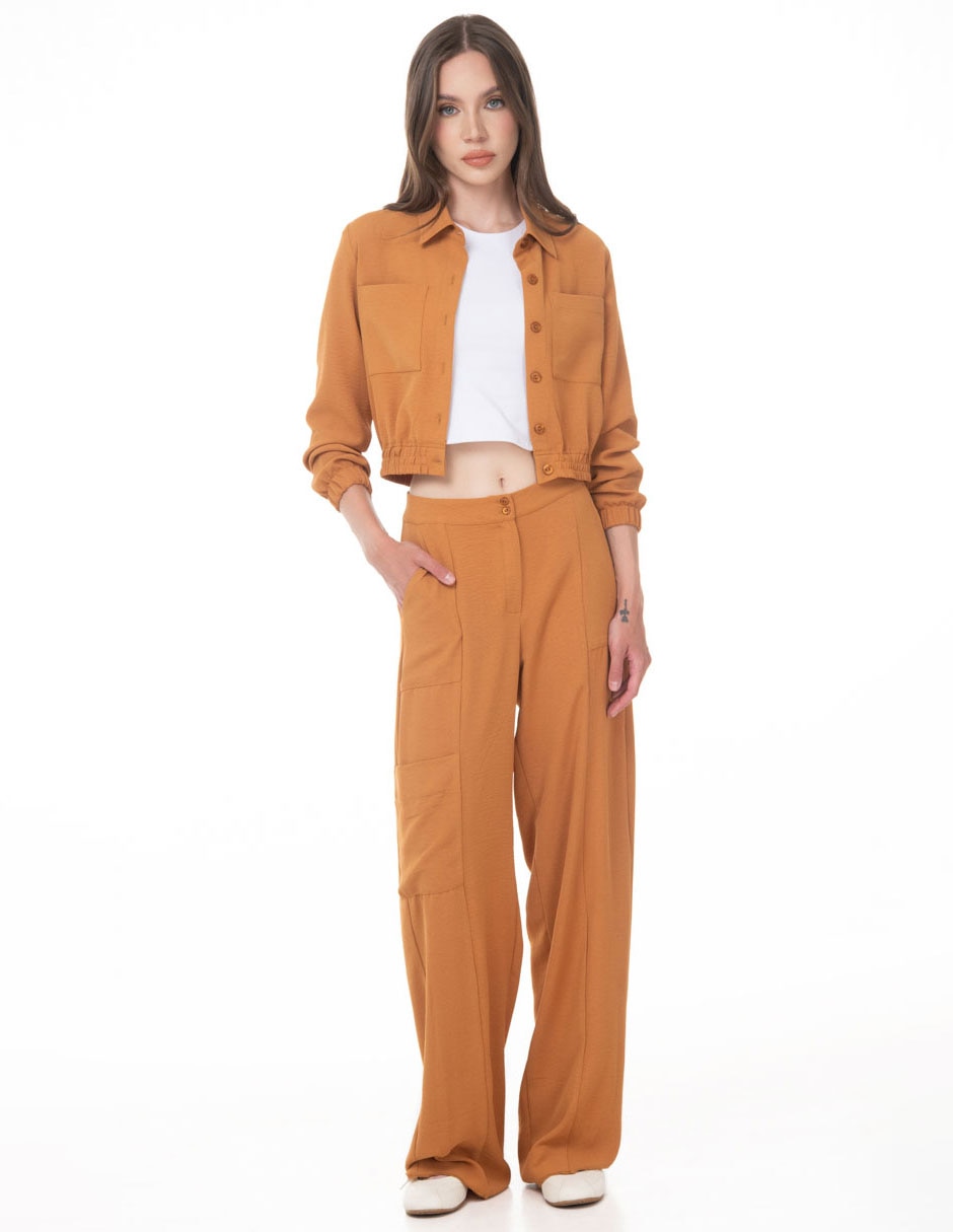 Pantalón cargo sarah bustani regular para mujer 3