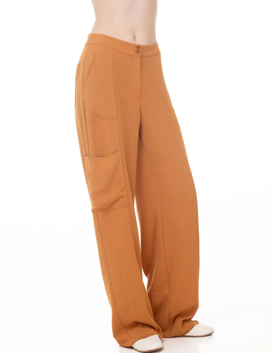 Pantalón cargo sarah bustani regular para mujer 4
