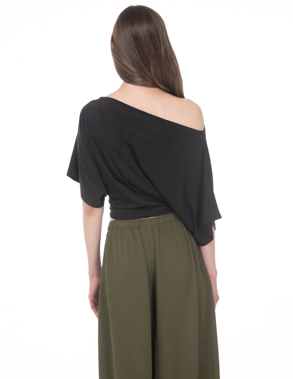 Blusa sarah bustani manga corta para mujer 2